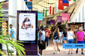 Miami Bayside Marketplace billboards with Blindspot