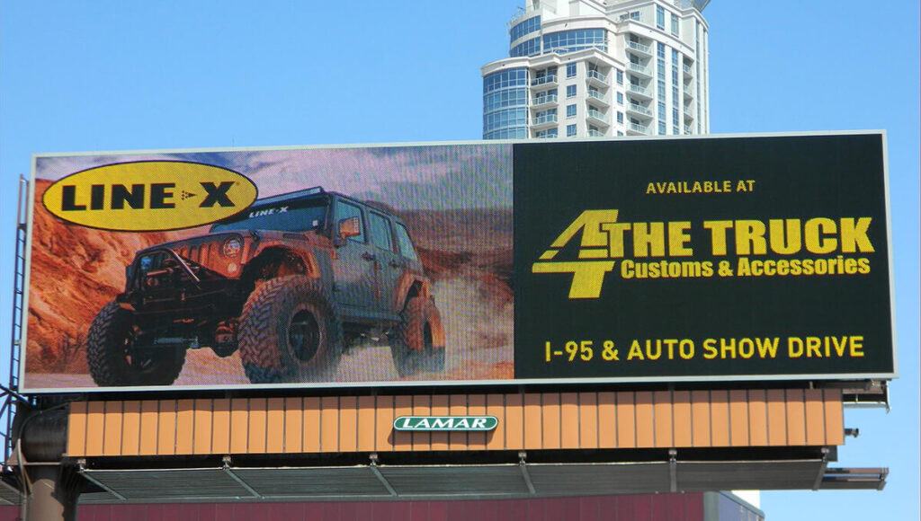 Sahara Avenue billboard in Las Vegas