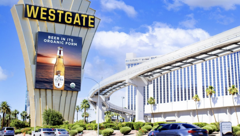 Westgate Hotel Las Vegas digital billboard