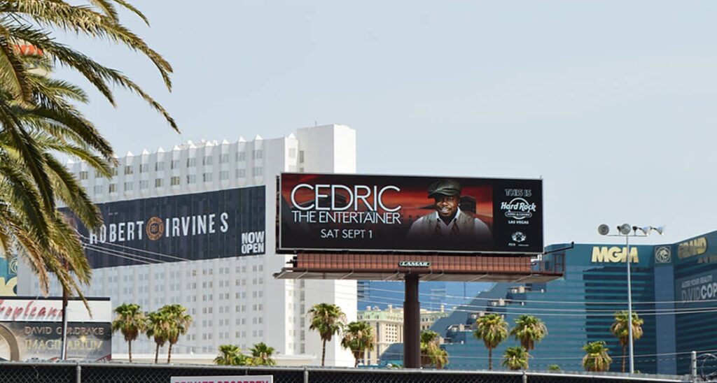 Lamar billboard in Las Vegas with Blindspot
