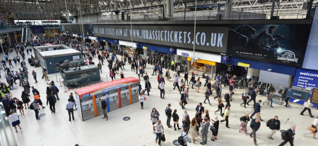Unleash the power of the Waterloo Station billboard with Blindspot. Elevate your brand's visibility and captivate audiences.