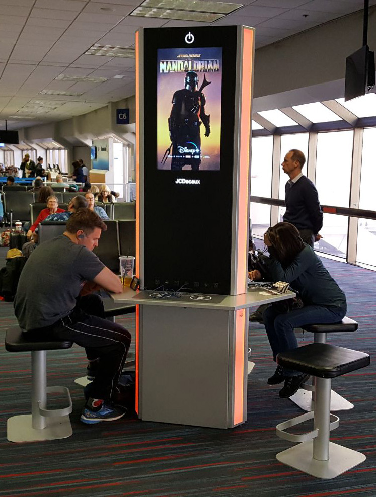 Amplify your brand with Blindspot's Digital Charging Stations billboards. Engage audiences while they charge up