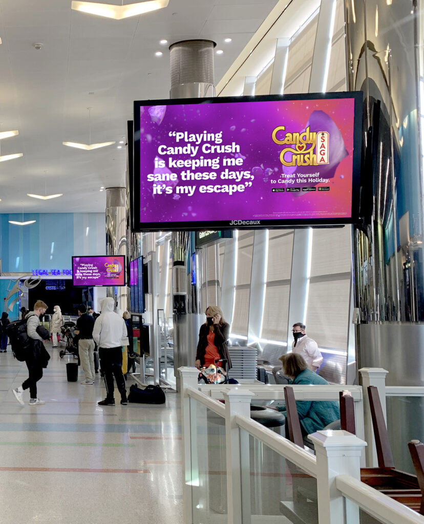 Amplify brand impact at Boston airport with Blindspot billboards. Engage travelers, leave a lasting impression in Beantown! 