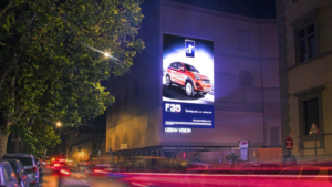 Lungotevere Castel Sant'Angelo digital billboard in Rome