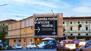 Viale Trastevere Stazione digital billboard in Rome