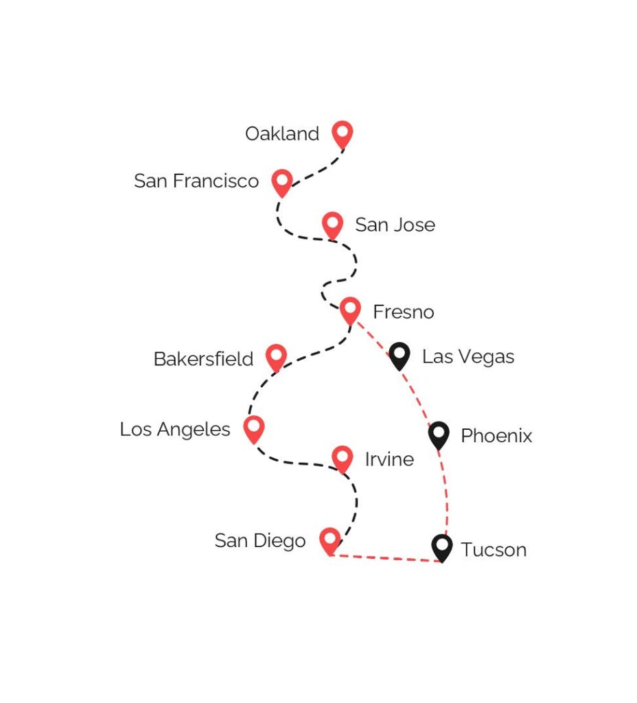 Digital media blimp course map