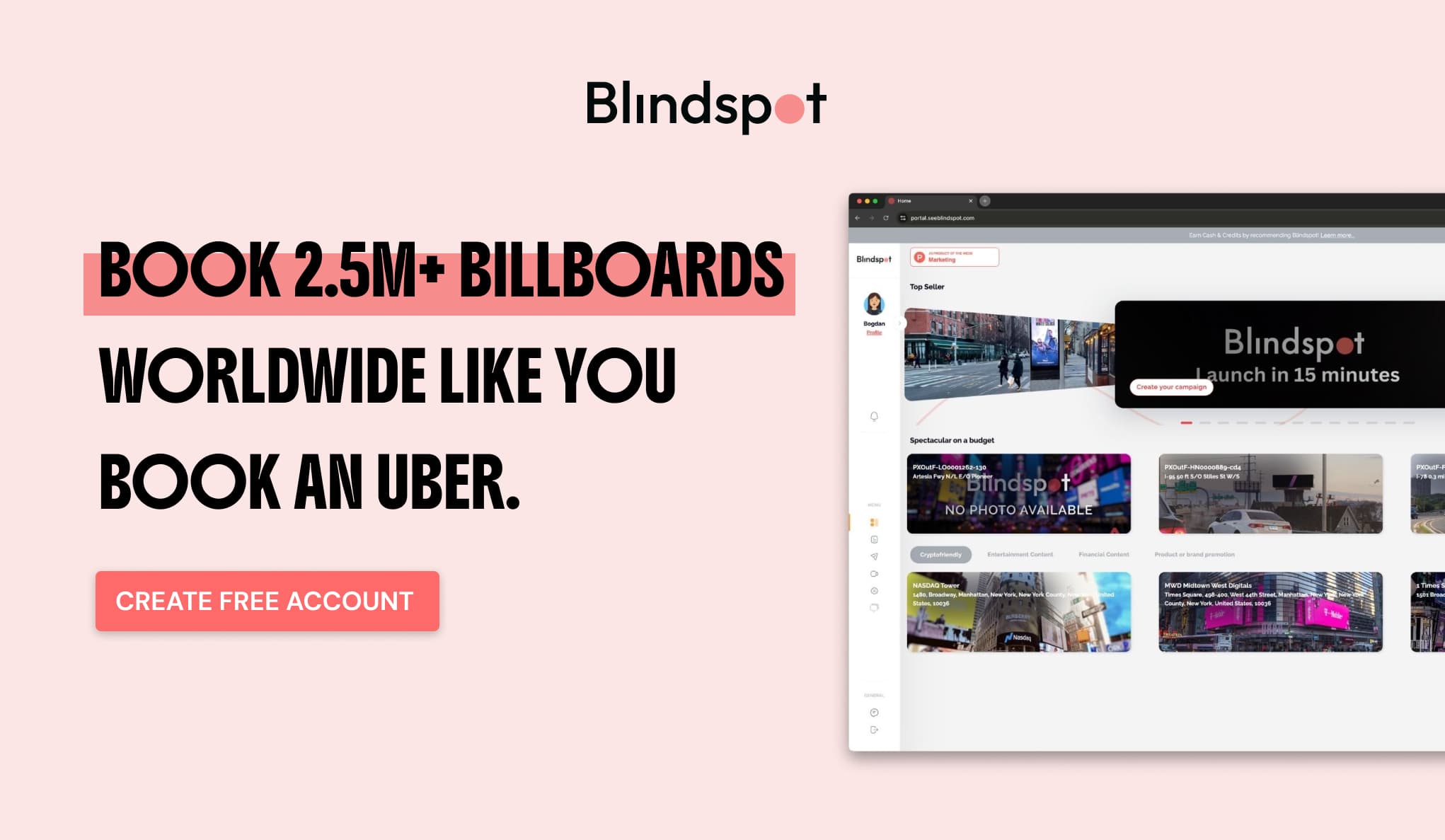 Blindspot - The Easiest Way To Get On A Billboard logo